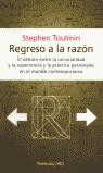 Regreso a la razón: El debate entre la racionalidad y la experiencia | 9788483075739 | Toulmin, Stephen