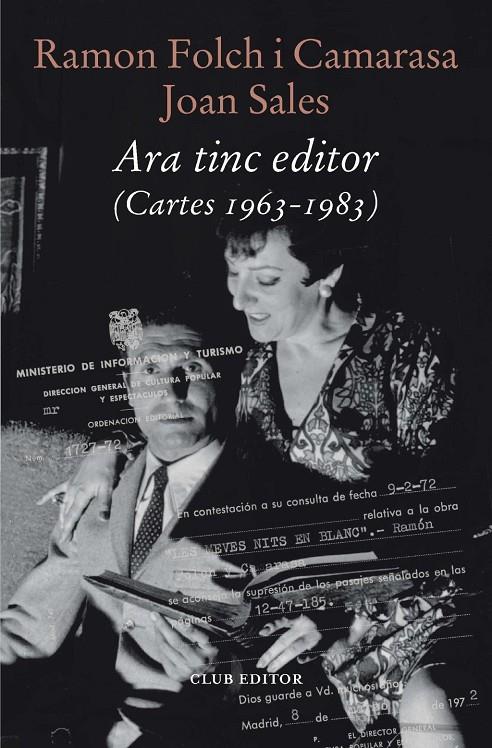 Ara tinc editor | 9788473295253 | Folch i Camarasa, Ramon / SALES JOAN