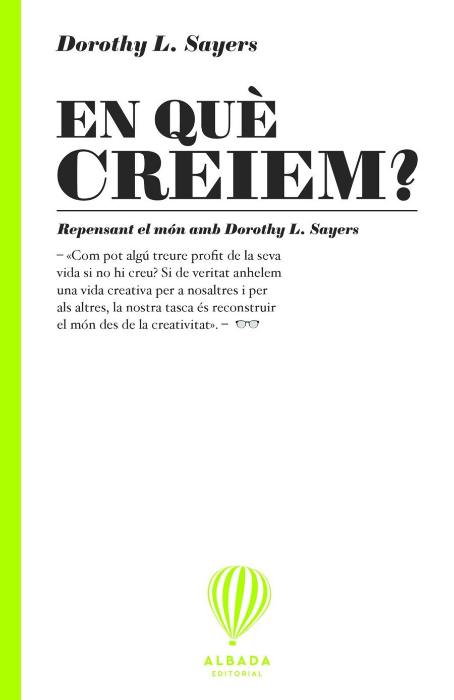 En què creiem? | 9791399136241 | , Dorothy L Sayers