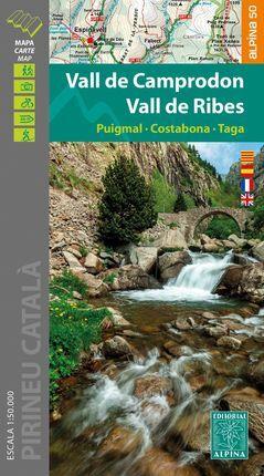 VALL DE CAMPRODON VALL DE RIBES 1:50.000 -ALPINA | 9788480908658