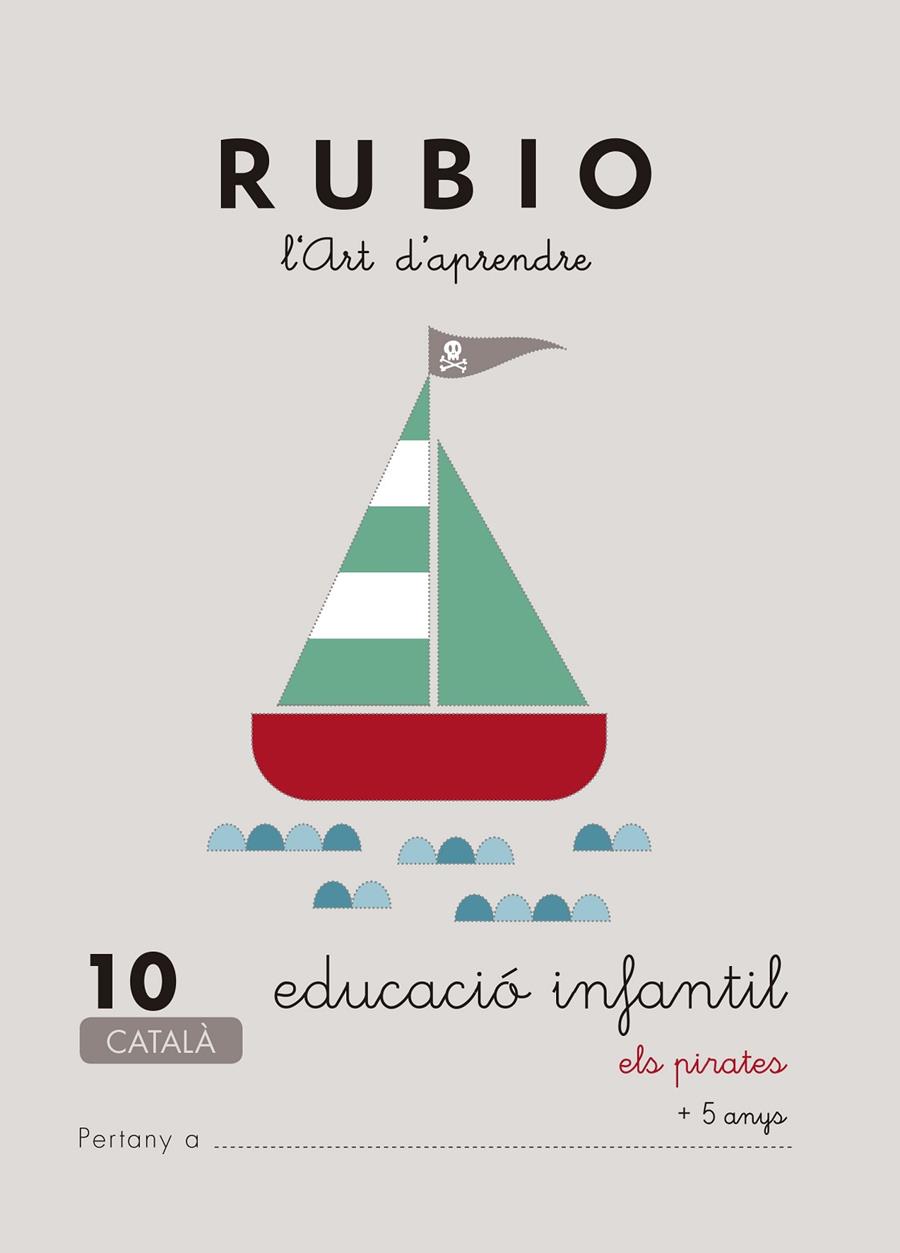 Educació Infantil 10. Els pirates (català) | 9788489773752 | Rubio, Enrique