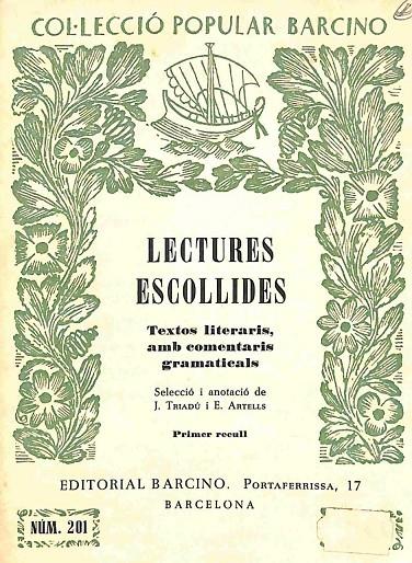 Lectures escollides I | 0lecturesescollidesI