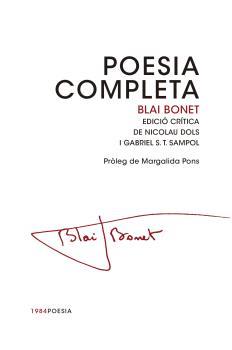 BLAI BONET POESIA COMPLETA | 9788415835462 | BONET, BLAI