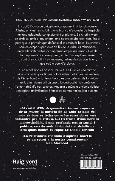 El nom del món és bosc | 9788410487987 | Le Guin, Ursula K.