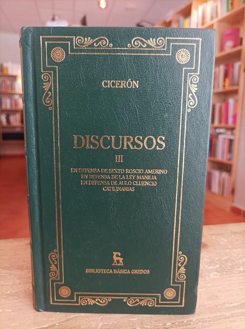 Discursos III  | 8424925149 | Cicerón