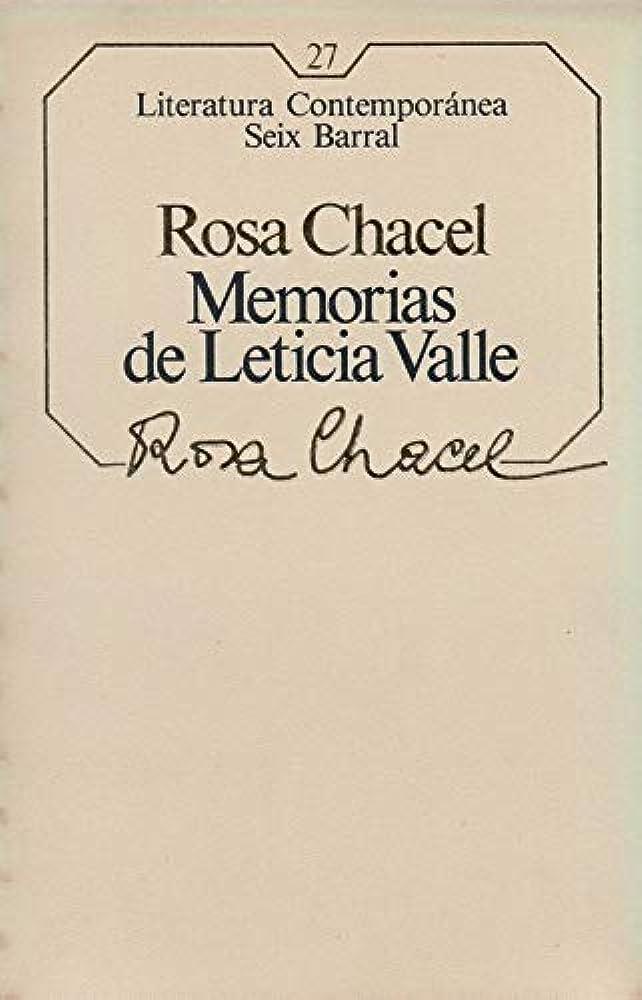 Memorias de Leticia Valle | 9788432220205 | Chacel, Rosa