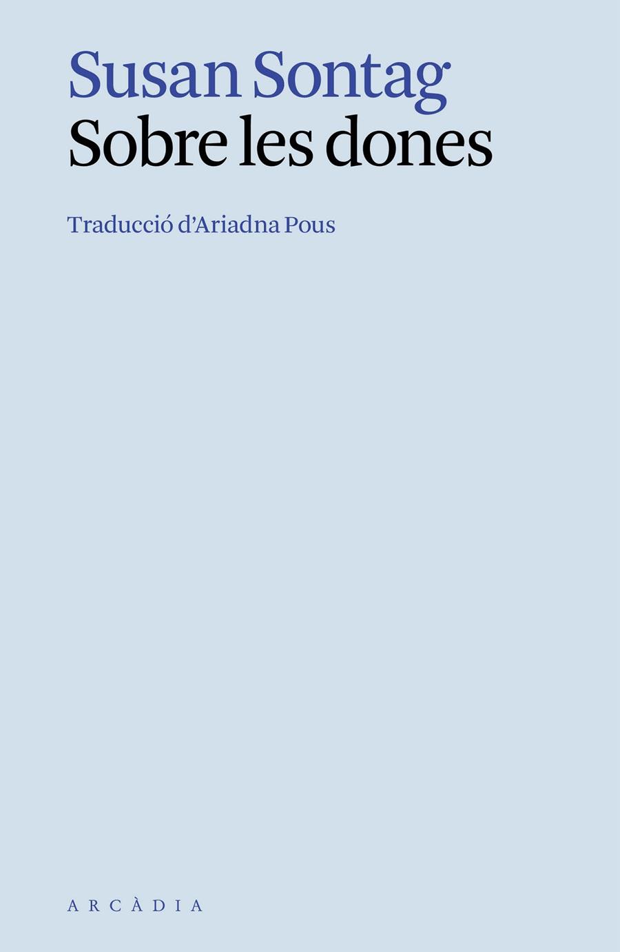 Sobre les dones | 9788412999716 | Sontag, Susan