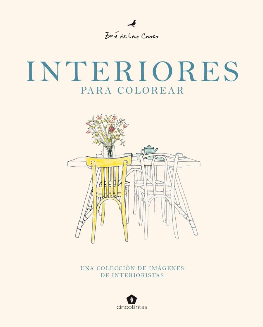 Interiores para colorear | 9788419043870 | de las Cases, Zoe