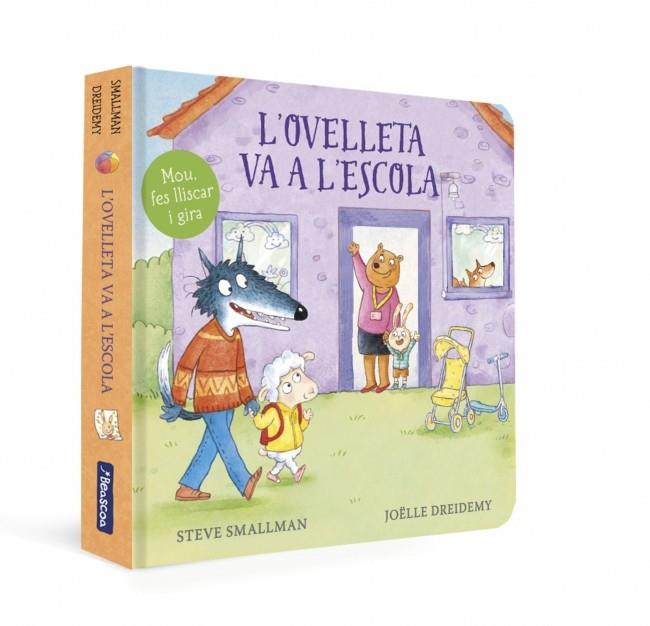 L'ovelleta va a l'escola (L'ovelleta que va venir a sopar. Llibre de cartró) | 9788448869373 | Smallman, Steve