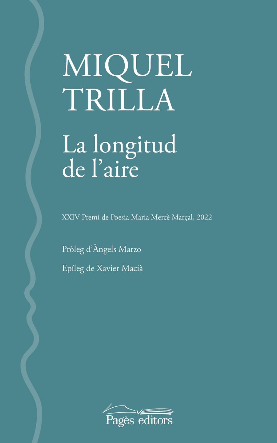 La longitud de l'aire | 9788413034348 | Trilla Feliu, Miquel