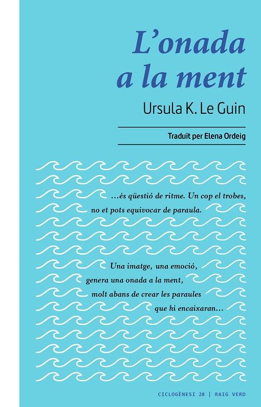 L'onada a la ment | 9788419206862 | Le Guin, Ursula K.