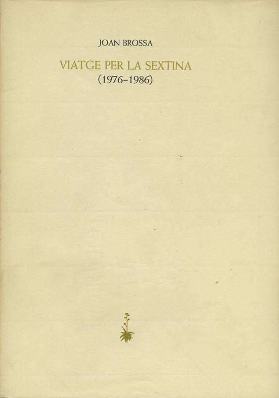 Viatge per la sextina (1976-1986) | 9788485704958 | Brossa i Cuervo, Joan