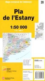 PLA DE L’ESTANY - 28 (1:50.000) | 9788439394235