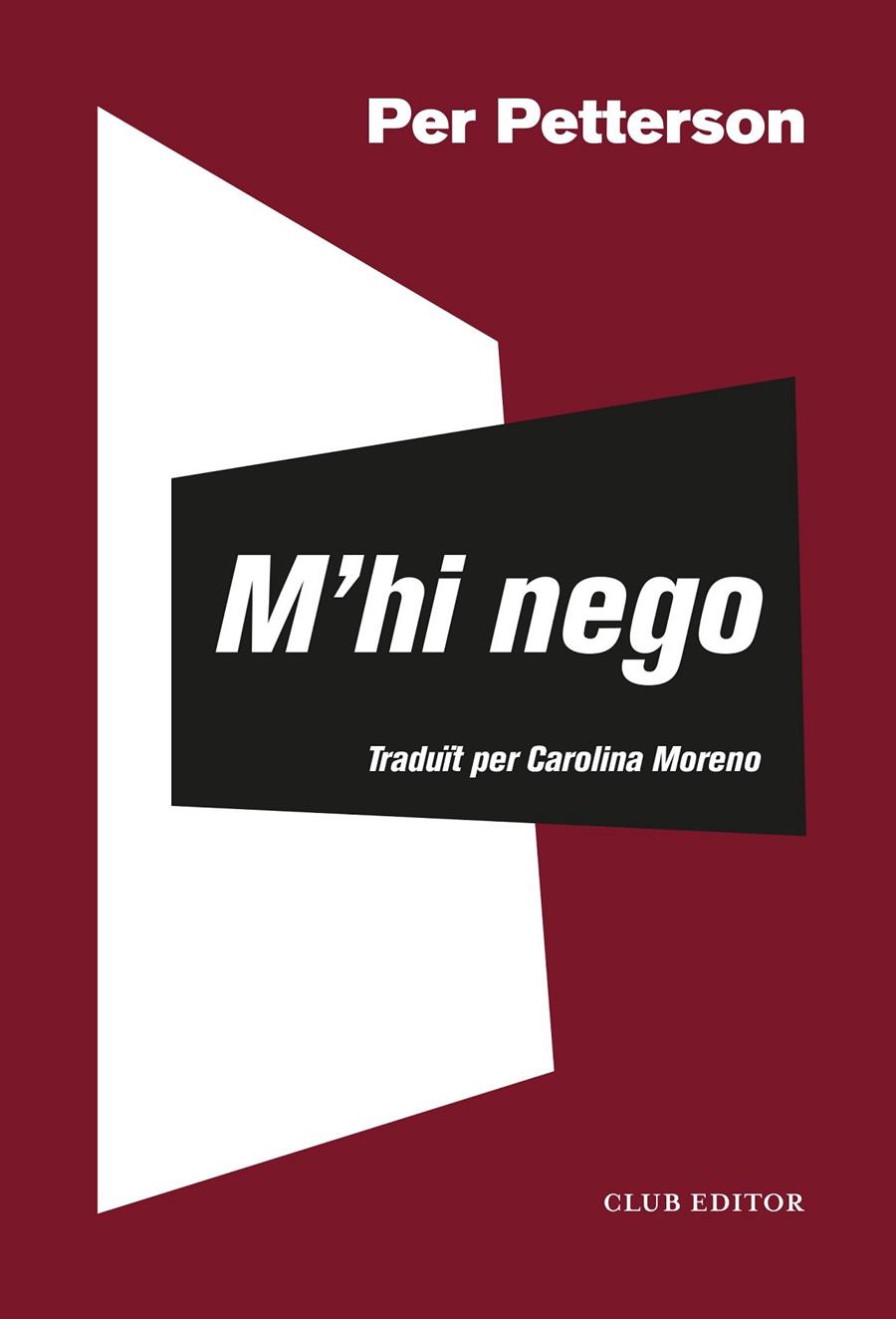 M'hi nego | 9788473293624 | Petterson, Per