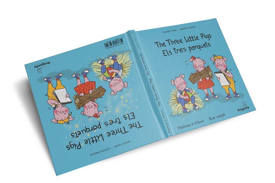 Els tres porquets / The Three Little Pigs | 9788409659340 | Gallardo Sánchez, Pedro / Calafell i Serra, Roser