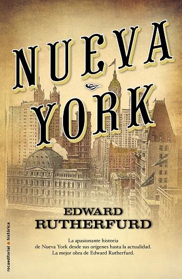 Nueva York. La novela | 9788499181851 | Rutherfurd, Edward