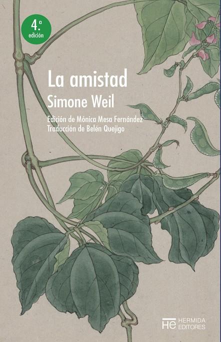 La amistad (4ª ED) | 9788412228014 | Weil, Simone