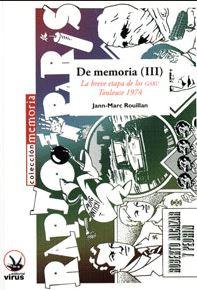 DE MEMORIA III BREVE ETAPA... 1974 | 9788492559602 | Rouillan, Jann-Marc