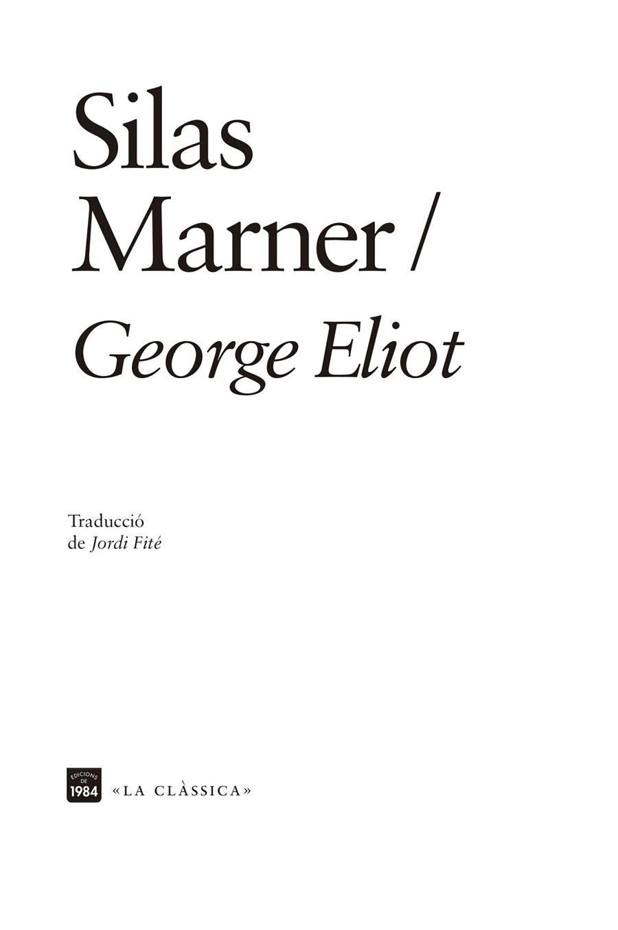 Silas Marner | 9788418858420 | Eliot, George