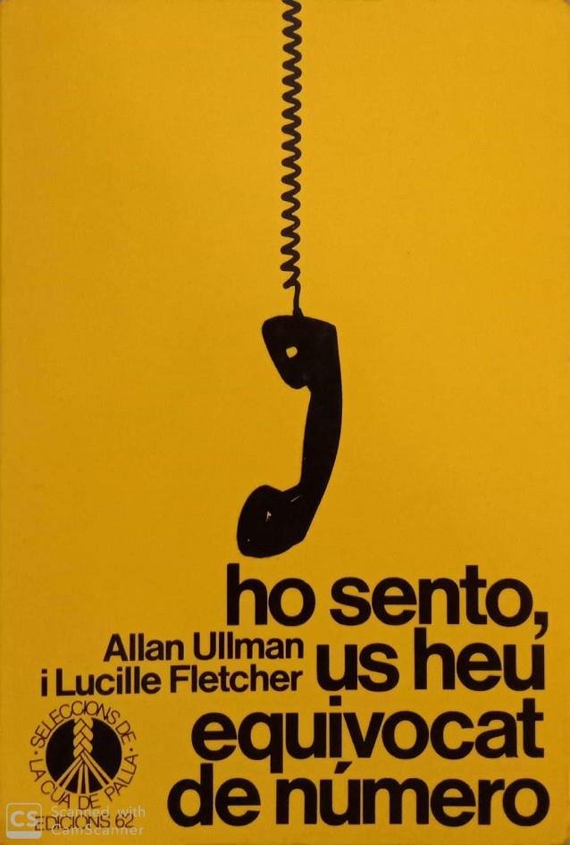 Ho sento, us heu equivocat de número | 9788429720556 | Ullman, Allan