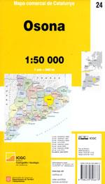 OSONA - 24. MAPA COMARCAL DE CATALUNYA (1:50.000) | 9788439396673