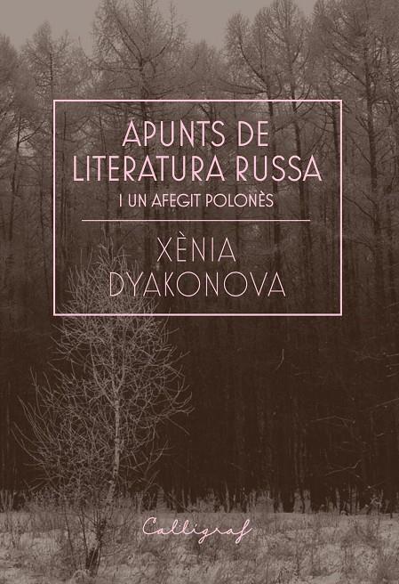 Apunts de literatura russa i un afegit polonès | 9788412212358 | Dyakonova, Xènia