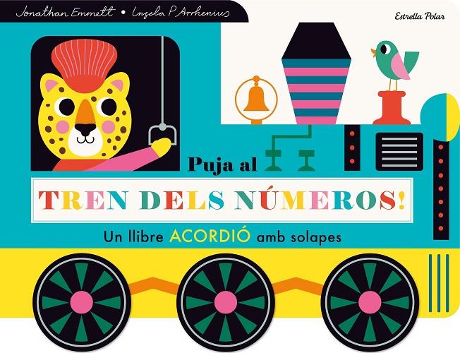 Puja al tren dels números! Llibre acordió amb solapes | 9788413897981 | Arrhenius, Ingela P.