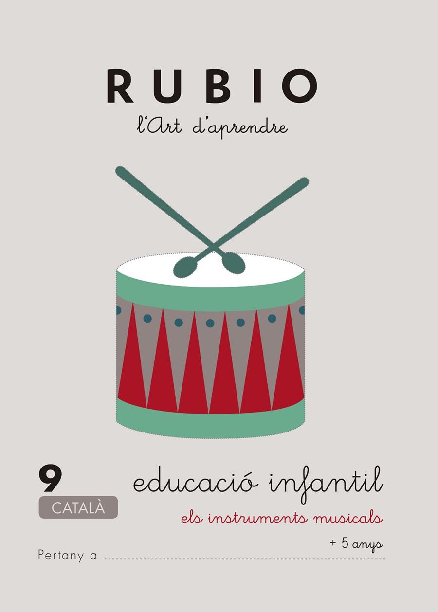 Educació Infantil 9. Els instruments musicals (català) | 9788489773745 | Rubio, Enrique