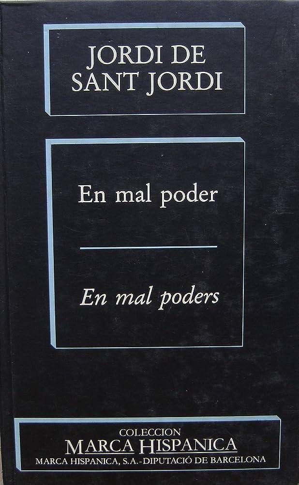 En mal poder | 9788474564190 | Sant Jordi, Jordi de