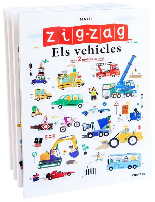 Zig-zag Els vehicles | 9788491018940 | Makii