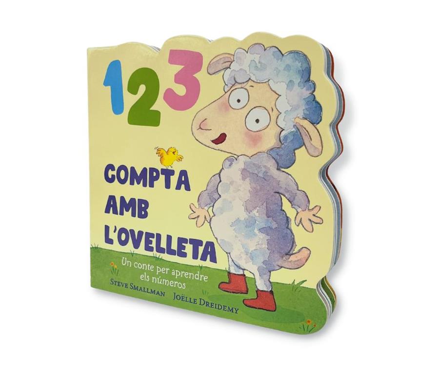 1 2 3 Compta amb l'ovelleta (L'ovelleta que va venir a sopar. Llibre de cartró) | 9788448865085 | Smallman, Steve