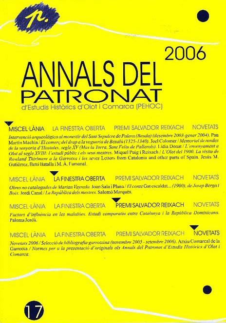 Annals del PEHOC 2006 | annalspehoc2006