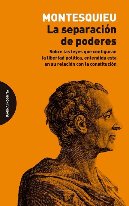 LA SEPARACION DE PODERES | 9788412240436 | MONTESQUIEU