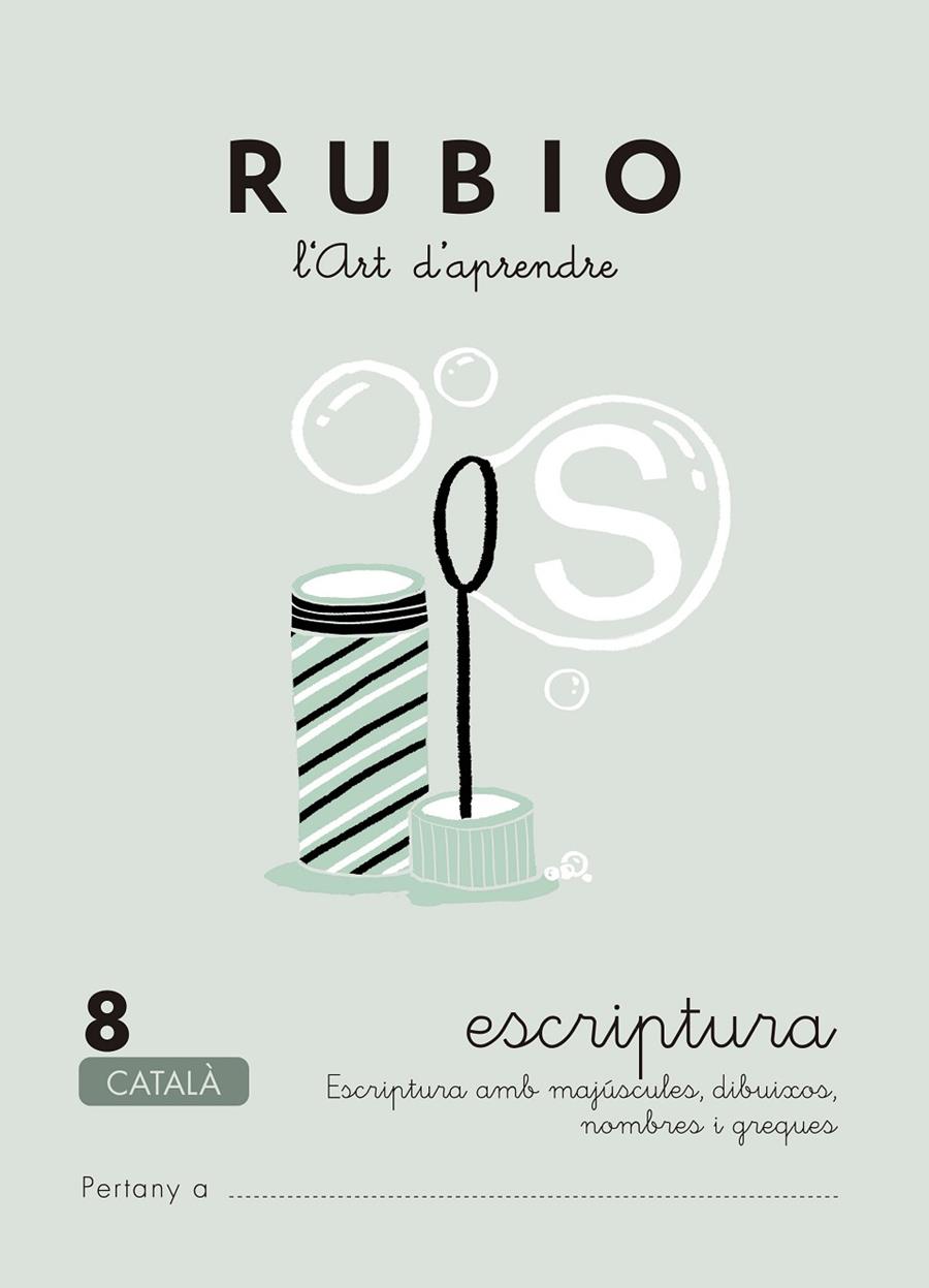 Escriptura RUBIO 8 (català) | 9788489773585 | Rubio Silvestre, Ramón