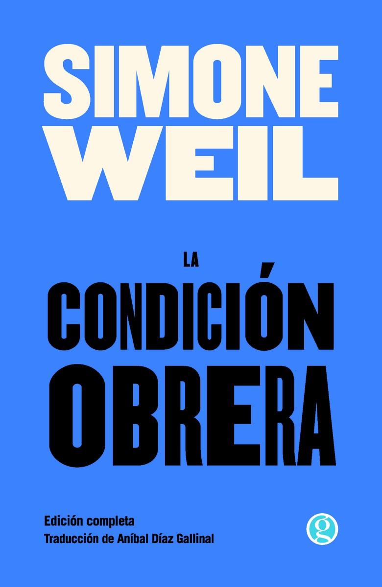 La condición obrera | 9788419990631 | Weil, Simone
