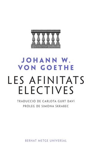 LES AFINITATS ELECTIVES | 9788498594041 | von GOETHE, JOHANN WOLFGANG