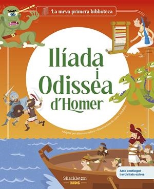 Ilíada i Odissea d'Homer | 9788413615370 | Solé, Jordi / Cavallone, Maria Cecilia / Cadafalch i Pladevall, Lluís