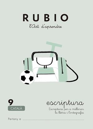 Escriptura RUBIO 9 (català) | 9788489773592 | Rubio Silvestre, Ramón