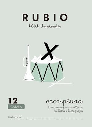 Escriptura RUBIO 12 (català) | 9788489773622 | Rubio Silvestre, Ramón