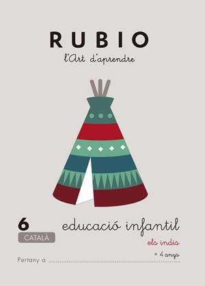 Educació Infantil 6. Els indis (català) | 9788489773714 | Rubio, Enrique