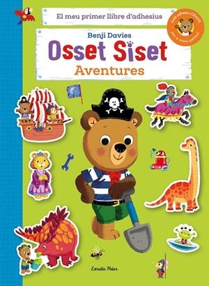Osset Siset. El meu primer llibre d'adhesius. Aventures | 9788413898155 | Davies, Benji