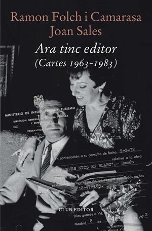 Ara tinc editor | 9788473295253 | Folch i Camarasa, Ramon / SALES JOAN